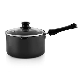 PNB Kitchenmate Saucepan with Lid - 1.6 liters - aluminium hard anodized - black