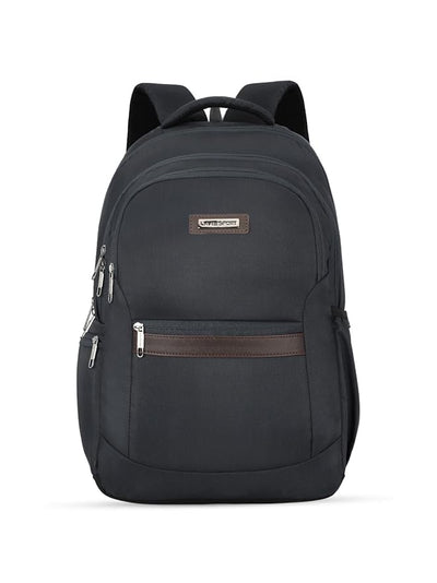 Lavie Sport 50cm Alliance Pro 37 Litres Casual Backpack with Padded Laptop Sleeve | Business Laptop Backpack with Raincover For Men & Women ( Navy Color )