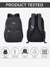Lavie Sport 50cm Alliance Pro 37 Litres Casual Backpack with Padded Laptop Sleeve | Business Laptop Backpack with Raincover For Men & Women ( Navy Color )
