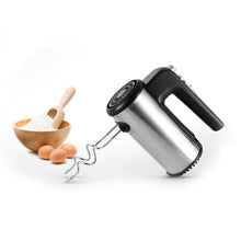 Glen Electric Hand Mixer 200 W 2 Beaters with 5 Speed Settings - Black and Grey