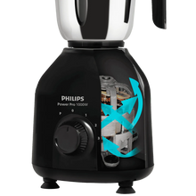 PHILIPS 1000 Watt 3 Jars Mixer Grinder (QuickCool Ventilation Technology, Black)