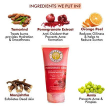 Buy 2 Get 1 Free INATUR Face Scrub - Pomegranate, For Oily, Normal & Combination Skin, Free from Paraben & Sulphate, 150 g