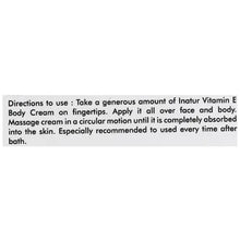 Buy 2 Get 1 Free INATUR Vitamin E Body Cream - For Dry & Dehydrated Skin, 100 g