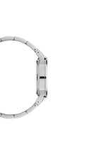 Daniel Wellington Iconic Analog Watch for Unisex with White Round Dial & Silver Stainless Steel Bracelet Band Water Resistant Unisex Wrist Watches - DW00100203