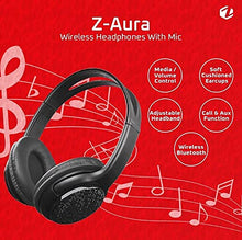 Zebster Z-Aura Wireless Headphone with MIC, BT-4.1, AUX Function, Adjustable Headband