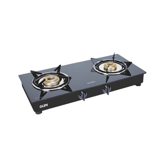 Glen 2 Burner Toughened Glass Top | LPG Gas Stoves Junior