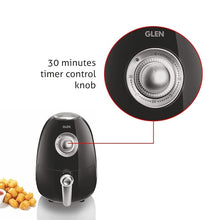Glen Electric Air Fryer 2 Litres, 800W, Preset Temperature Ccontrol -Black & Silver (3045)