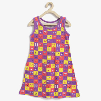 Super Bottoms All Smiles A-Line Dress (Age 2-4 Years)