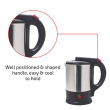 Glen Multi Function Electric Kettle Tea Maker, 1.5 Litre with 360° Rotational Base 1500W - Silver and Black (9014)