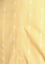 Indya Light Yellow Thread Embroidered Straight Kurta  (Only Kurta)