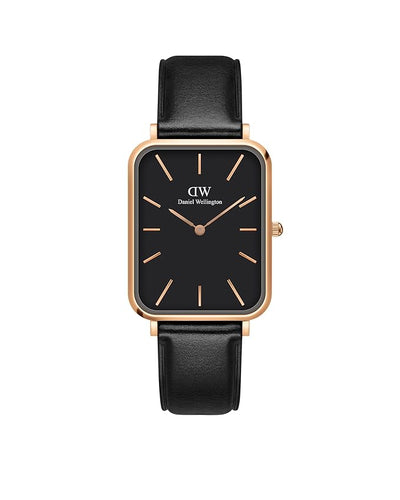 Daniel Wellington Quadro Women Black Rectangle Dial Analog Watch - DW00100449