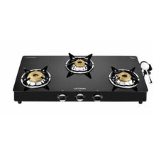 UCOOK JUNTO By United Ekta Engg. A Series XL Gas Stove With Glass Cooktop (3 Burners)