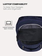 Lavie Sport Maverick 35L Casual Backpack | Fits Upto 15 Inch Laptop Backpack | Laptop Compatiable | Rain cover | For Men & Women