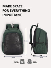 Lavie Sport Small 18 L Backpack Hexa 2C Day Pack Dobby ( Olive )