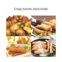 Glen Electric Air Fryer 2 Litres, 800W, Preset Temperature Ccontrol -Black & Silver (3045)
