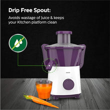 Philips HL7568/01 500W Juicer Mixer Grinder with 3 Jars and XL feeding tube, quick and easy assembly