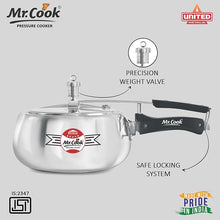 Mr.Cook Super Shine Aluminium Pressure Cooker 3 Ltr