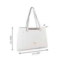 Lavie VIGABATRIN Women's Satchel  (WHITE)