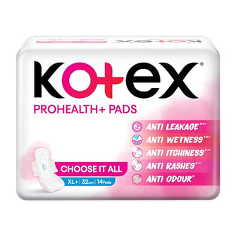 Buy 2 Get 1 Free Kotex Prohealth Xl+(320 Mm) - 14 Count