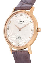 Timex Empera Women's Silver Dial Round Case 2 Hands Function Watch -TWEL12701