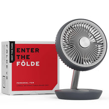 NUUK Folde Personal Rechargeable Fan For Travel | Folds 180° & Fits In Any Bag | Cordless,7-Inch | 17 Hr Run Time,4 Wind Speeds | Super Silent BLDC Motor | (Copy)