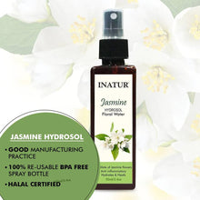 Buy 2 Get 1 Free INATUR Hydrosol Floral Water - All Skin Types, Jasmine, 50 ml