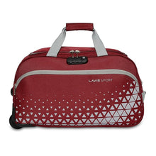 Lavie Sport 45L Anti-Theft Axle Wheel Duffle Bag | Polyester Bag | Combi Lock with Attached Shoulder Strap| Duffle Bag for Men & Women