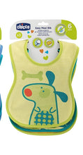 Chicco Weaning Bib for Boy, 3 Piece, Blue