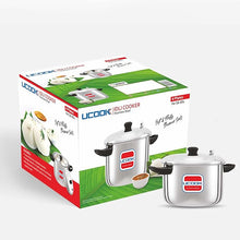 UCOOK by United Ekta Group. Stainless Steel Idli Maker Cooker, 4 Plates/16 Idlis