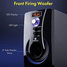 ZEBRONICS ZEB-BT2490RUCF Wireless Bluetooth Multimedia Speaker with Supporting SD Card, USB, AUX, FM & Remote Control. (34 Watt, 2.1 Channel)