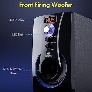 ZEBRONICS ZEB-BT2490RUCF Wireless Bluetooth Multimedia Speaker