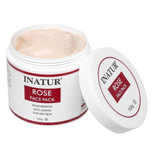 Buy 2 Get 1 Free INATUR Rose Face Pack , Rose Oil, Almond Oil, Aloe Vera, Cream Based Face Pack (100 g)