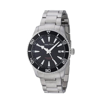 Nautica Men's Pacific Beach NAPPBF909 Silver Stainless-Steel Quartz Fashion Watch