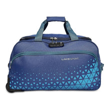 Lavie Sport 62L Anti-Theft Axle Wheel Duffle Bag | Polyester Duffle Bag | Combi Lock with Attached Shoulder Strap| Bag for Men & Women