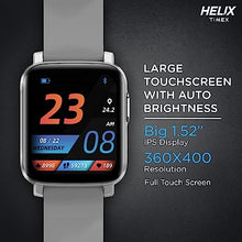 Helix Timex Metalfit SPO2 smartwatch with Full Metal Body and Touch to Wake Feature, HRM, Sleep & Activity Tracker