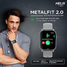 Helix Timex Metalfit SPO2 smartwatch with Full Metal Body and Touch to Wake Feature, HRM, Sleep & Activity Tracker