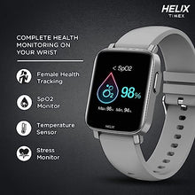 Helix Timex Metalfit SPO2 smartwatch with Full Metal Body and Touch to Wake Feature, HRM, Sleep & Activity Tracker