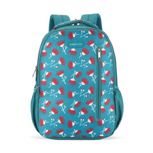 Lavie Sport Tinybloom 26L Floral Printed School Backpack for Girls Teal