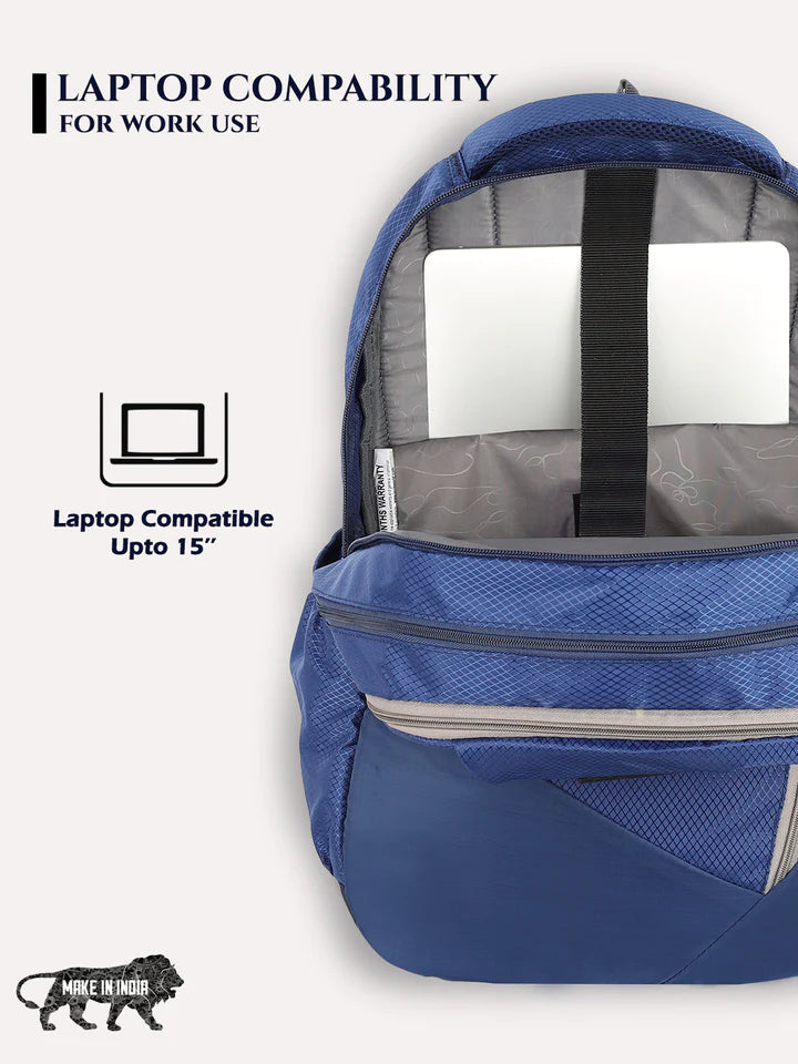 Lavie Sport Lozenge Pro 34L Laptop Backpack For Boys & Girls