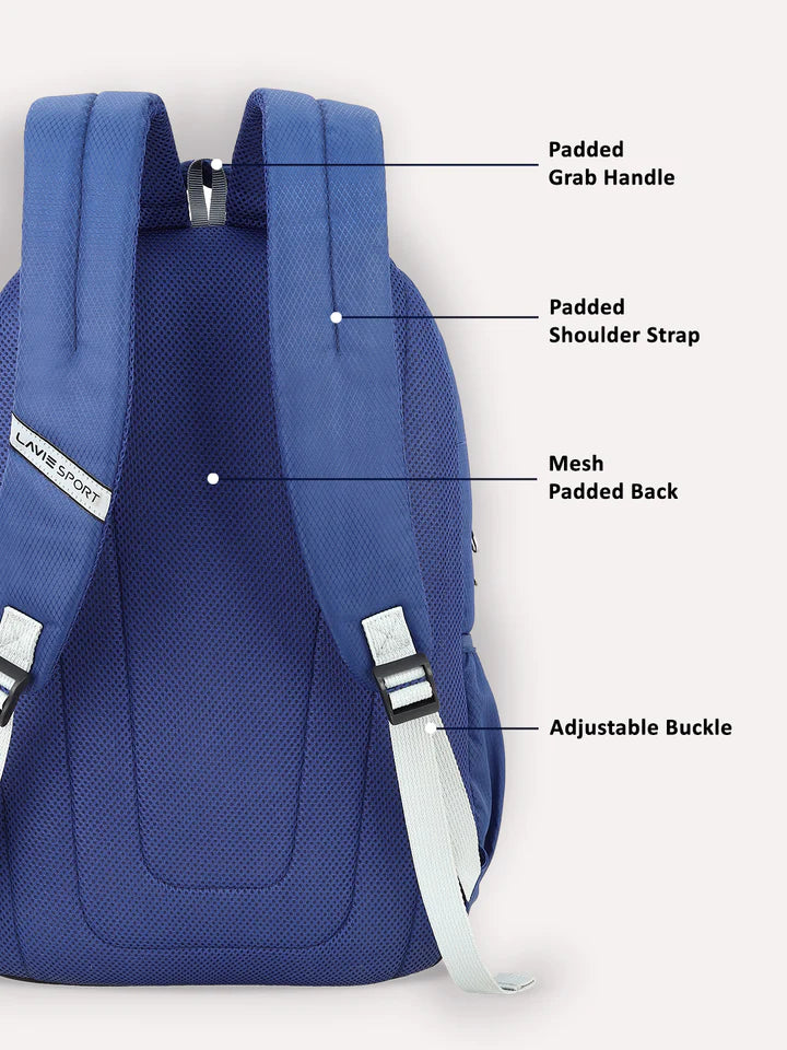 Lavie Sport Lozenge Pro 34L Laptop Backpack For Boys & Girls