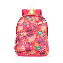 Lavie Sport Spring 18L Printed Casual Backpack |School Bag for Girls Magenta