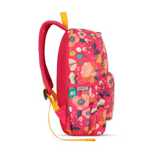 Lavie Sport Spring 18L Printed Casual Backpack |School Bag for Girls Magenta