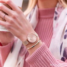 Daniel Wellington Petite Women Light Pink Round Dial Analog Watch - DW00100367
