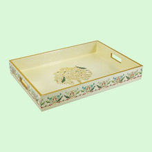 Ekaani Full Lacqure Rectangle Tray with Handle