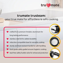 trumate trusteam HACN 1235 (IB) – 5 Ltr Hard Anodized Pressure Cooker with Stainless Steel Lid
