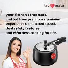 trumate trusteam HACN 1233 (IB) – 3 Ltr Hard Anodized Pressure Cooker with Stainless Steel Lid