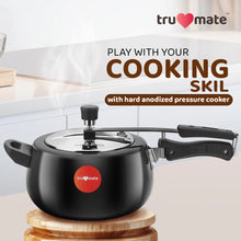 trumate trusteam HACN 1235 (IB) – 5 Ltr Hard Anodized Pressure Cooker with Stainless Steel Lid
