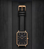Daniel Wellington Quadro Women Black Rectangle Dial Analog Watch - DW00100449