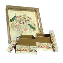 Ekaani TRAY WITH 2BOXES (TREE OF LIFE)