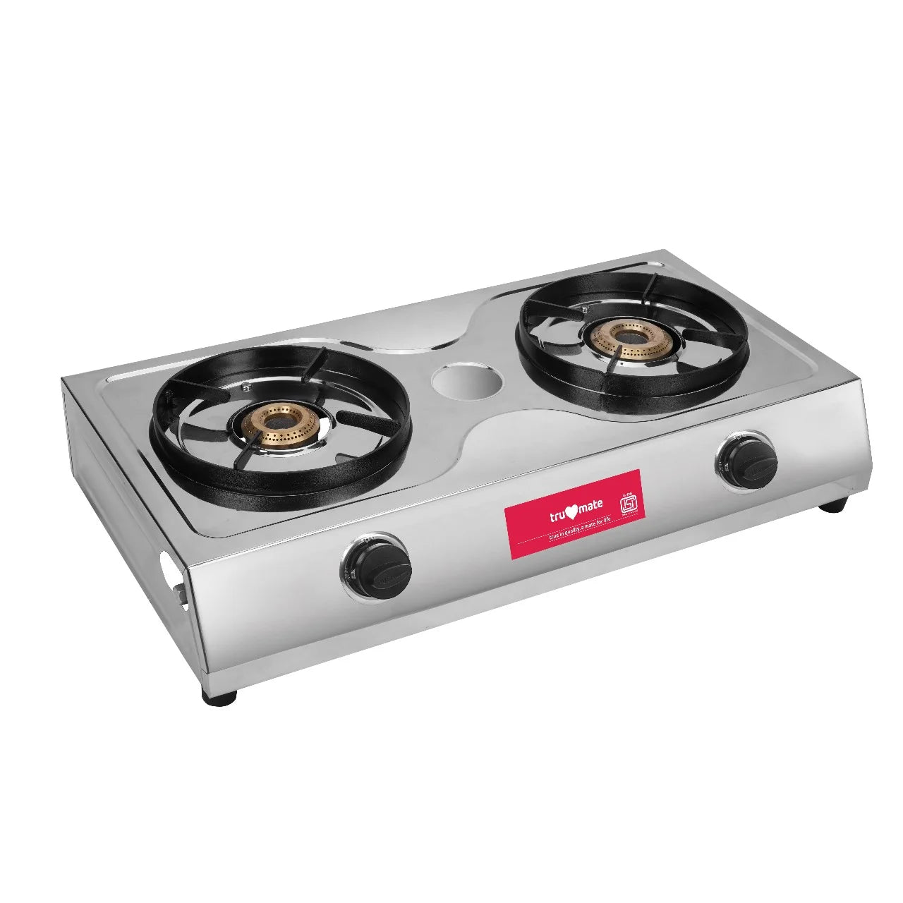 truflame SS2BB/1501 – Best 2 Burner Gas Stove with Brass Burner & Dip Tray